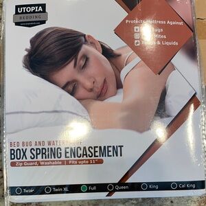 Utopia White Box Spring Encasement